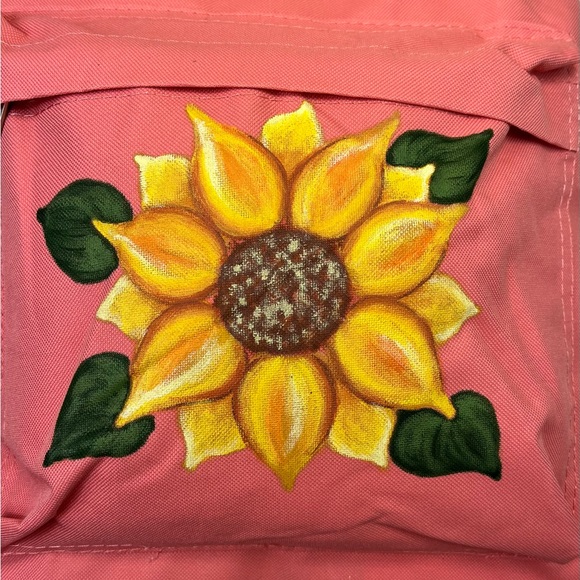 Sunflower Backpack by Everest Hand Painted - Picture 2 of 3